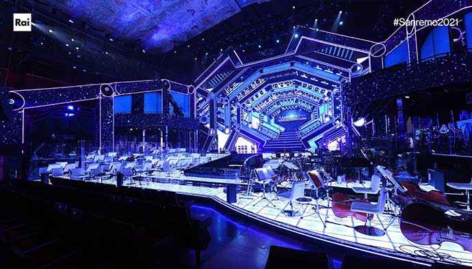 Sanremo 2021 - Palco Ariston