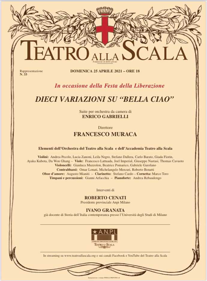 25 aprile teatro alla scala programma