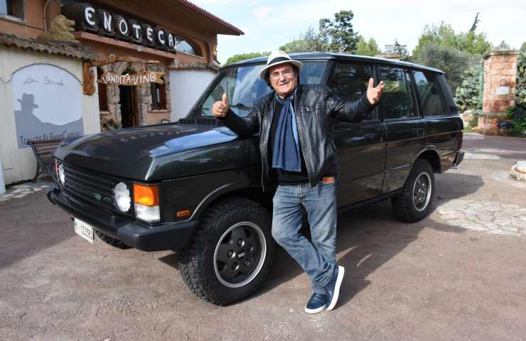 Al Bano restaura il suo Range Rover che possedeva da trent'anni