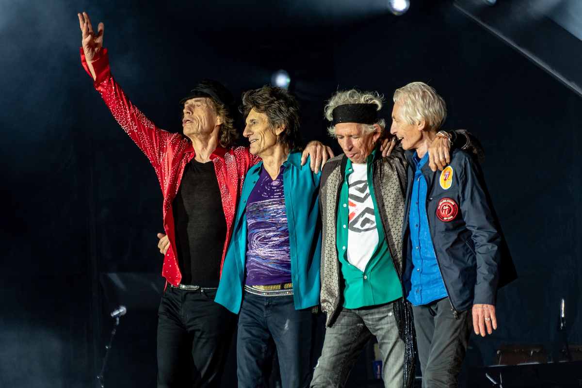 I Rolling Stones durante un concerto nel 2018