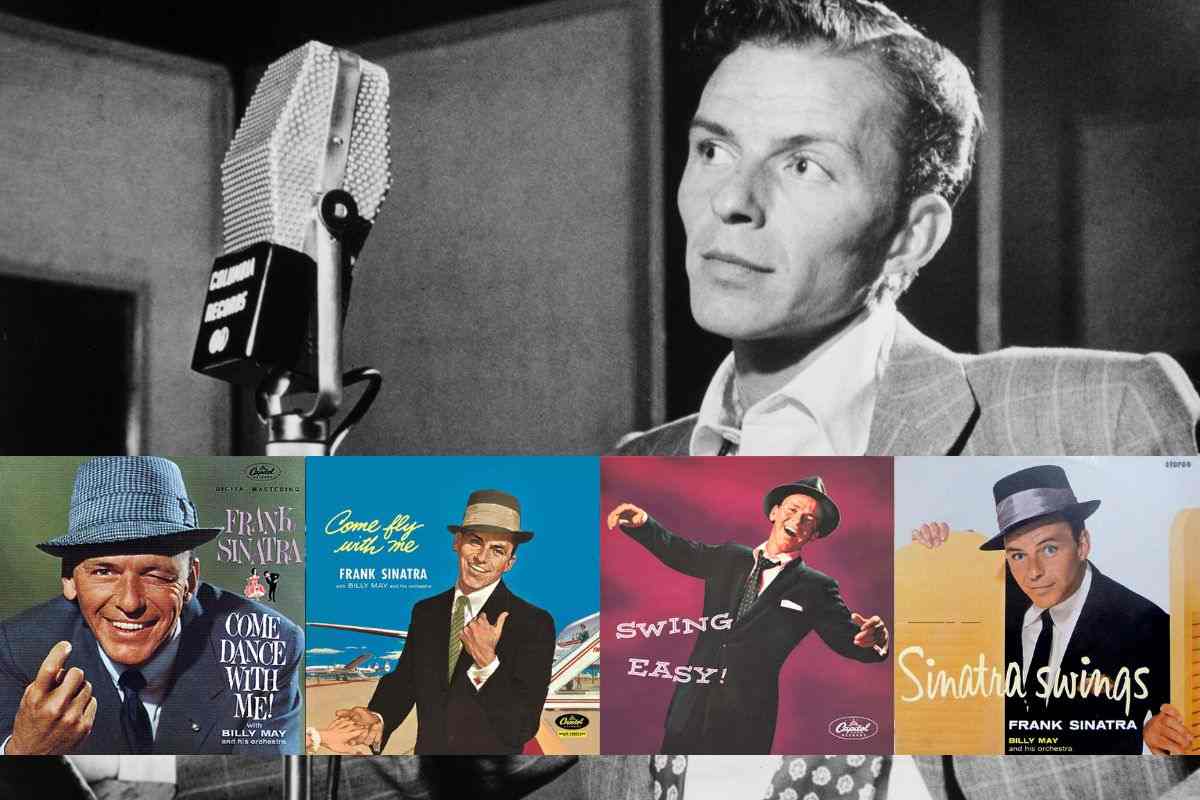 Frank Sinatra in studio di registrazione