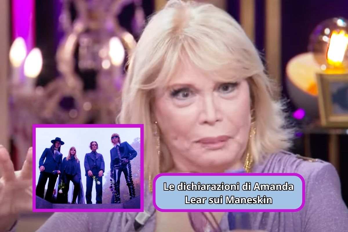 Intervista tv ad Amanda Lear