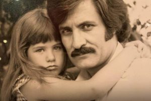 Jennifer Aniston con suo padre