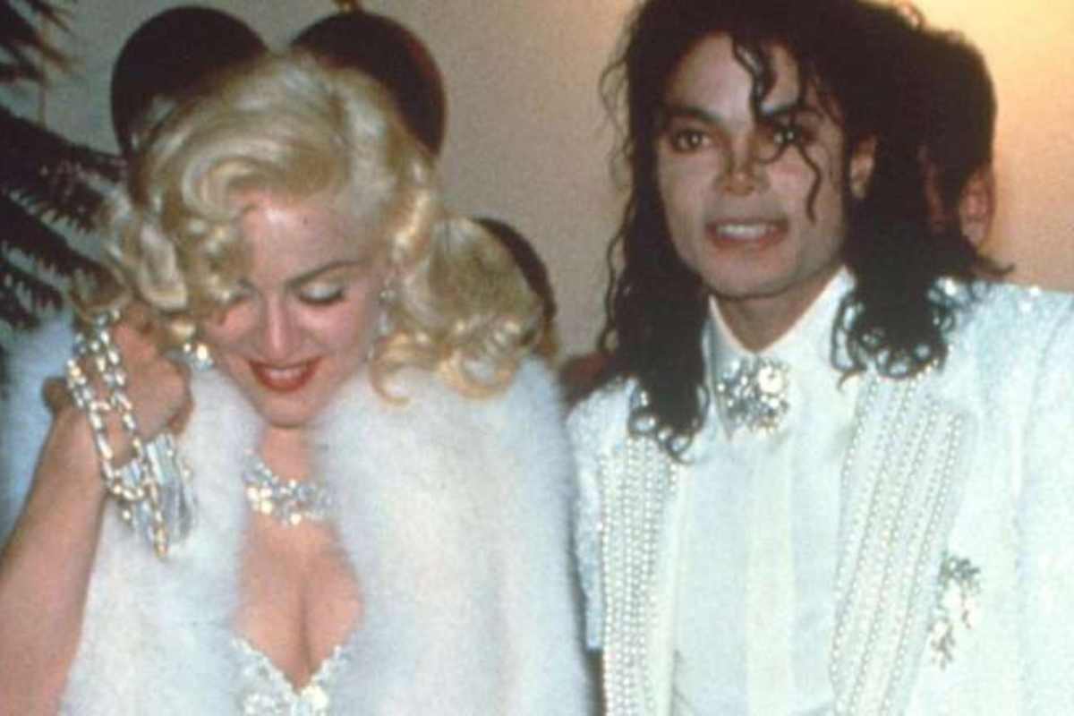 Michael Jackson con Madonna