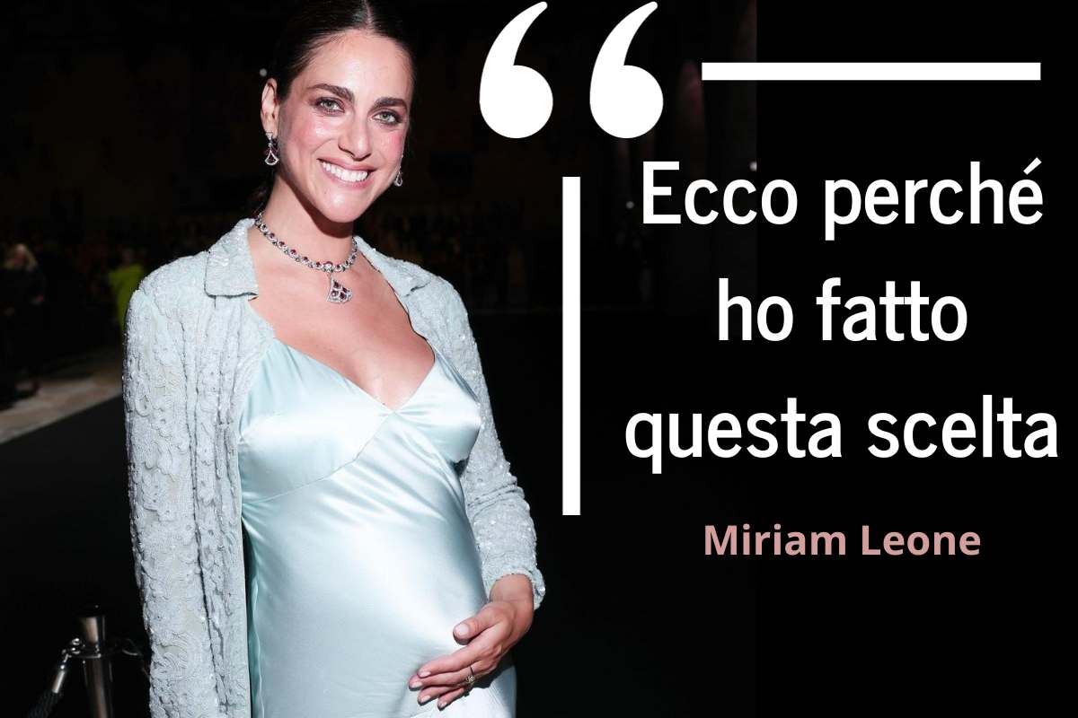 Miriam Leone tocca pancione