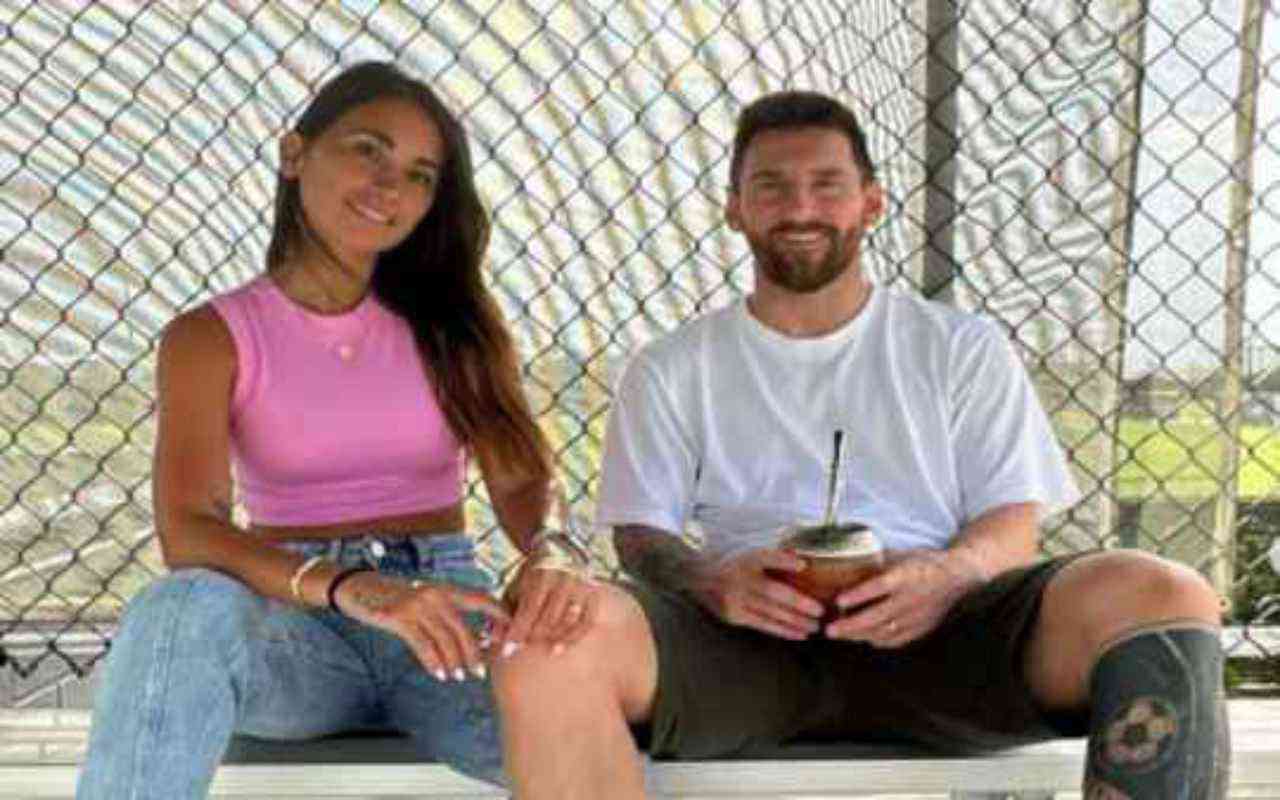 antonella e messi