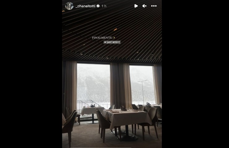 Chanel Totti vacanza di lusso a St. Moritz col fidanzato Cristian Babalus