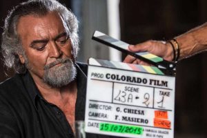Diego Abatantuono sul set