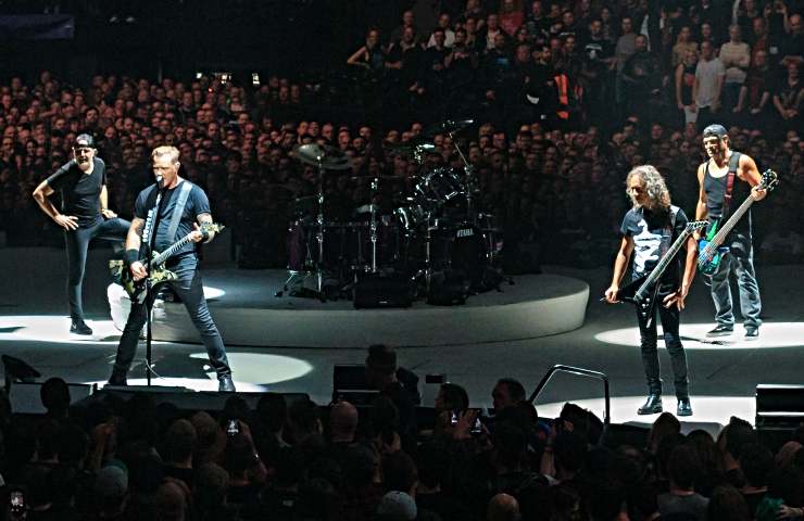 I Metallica durante un concerto