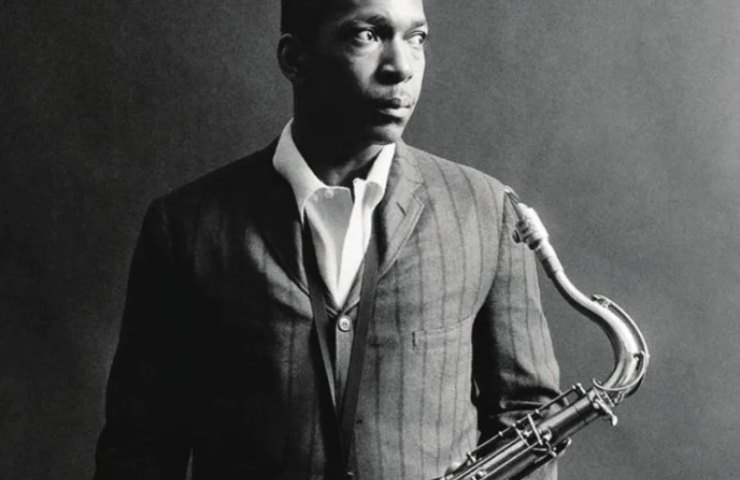 John Coltrane con il suo sax