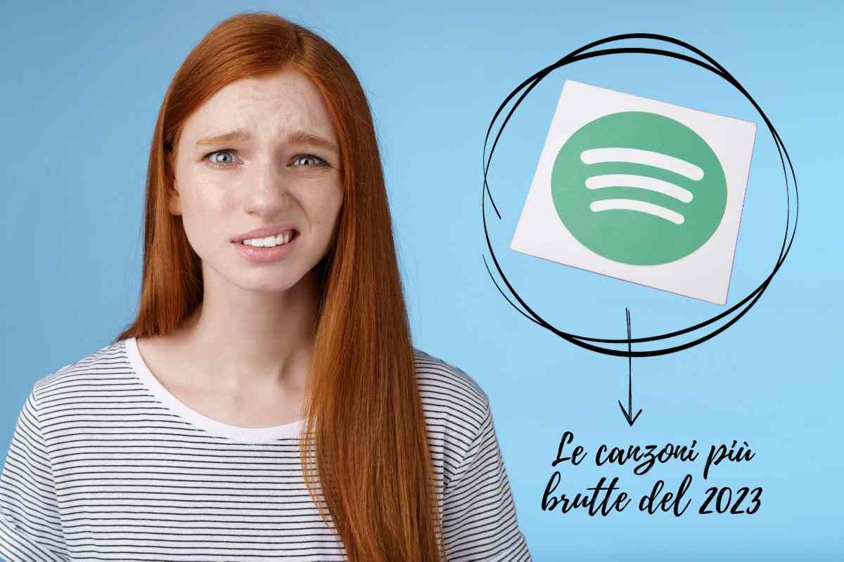 Ragazza con buffa espressione