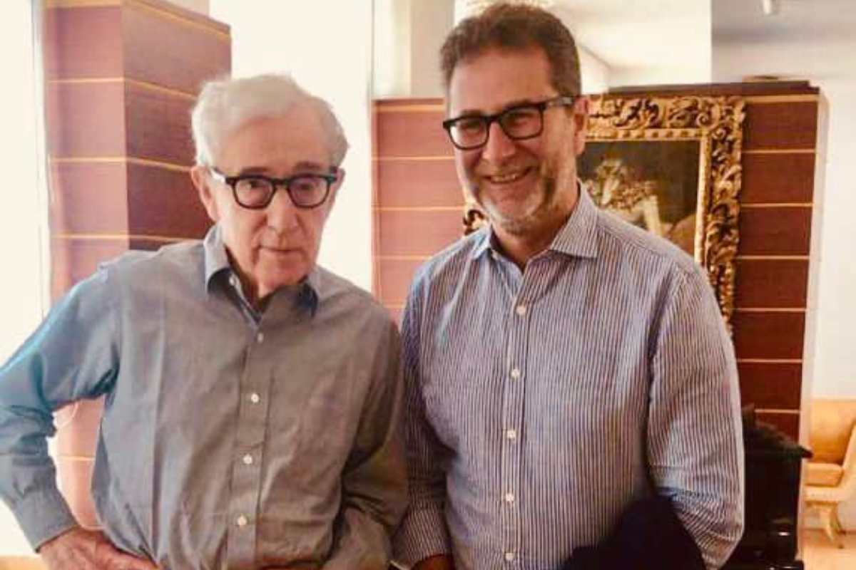 Woody Allen con Fabio Fazio