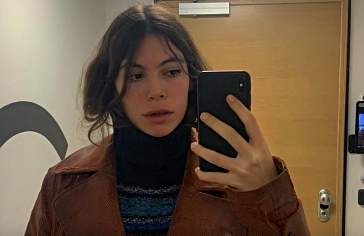 Alice Sebastiani in un selfie