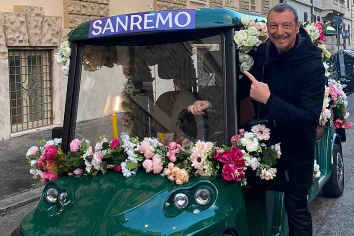 Amadeus a Sanremo 2025, la divertente reazione di Fiorello