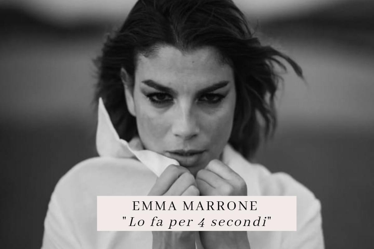 Emma Marrone foto in banco e nero