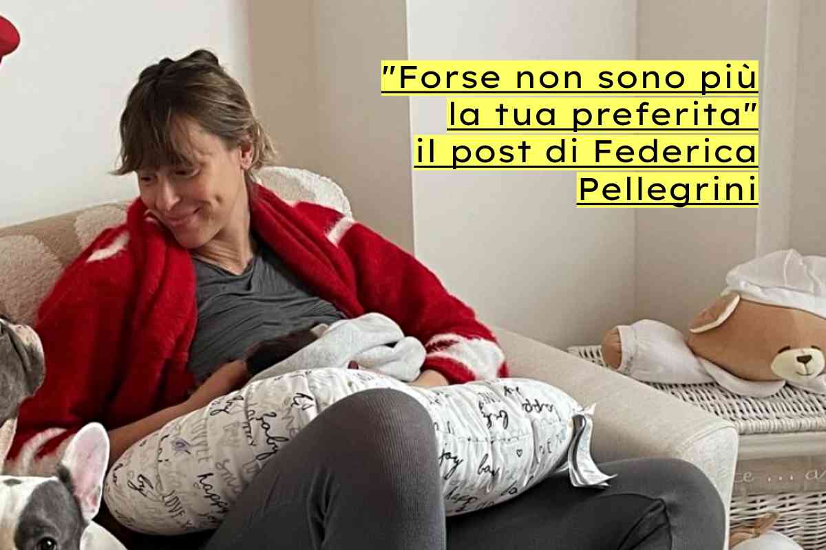 Federica Pellegrini si rilassa a casa