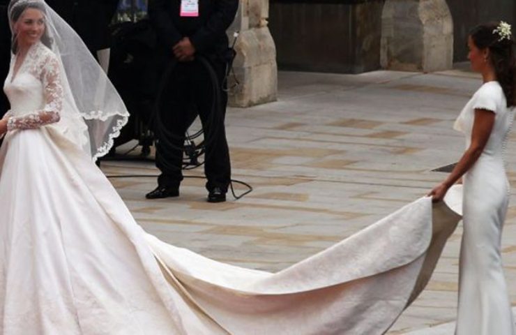 Kate e Pippa Middleton il giorno del matrimonio