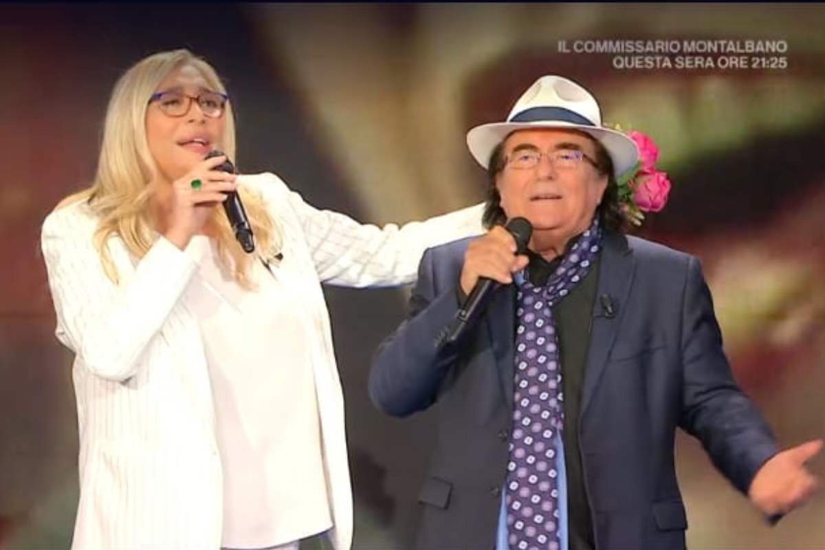 Mara Venier e Albano Carrisi domenica in