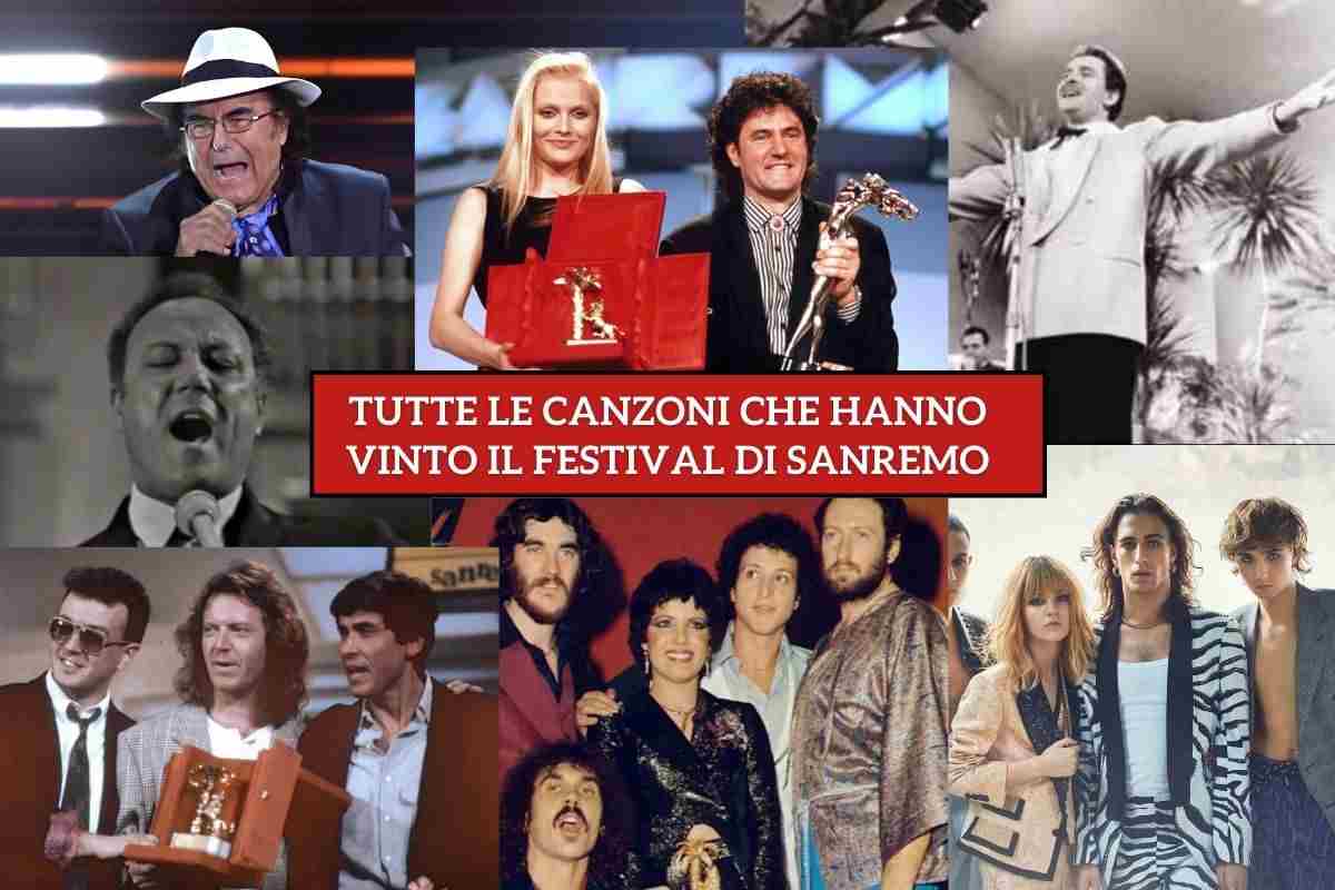 Vincitori di Sanremo nel tempo