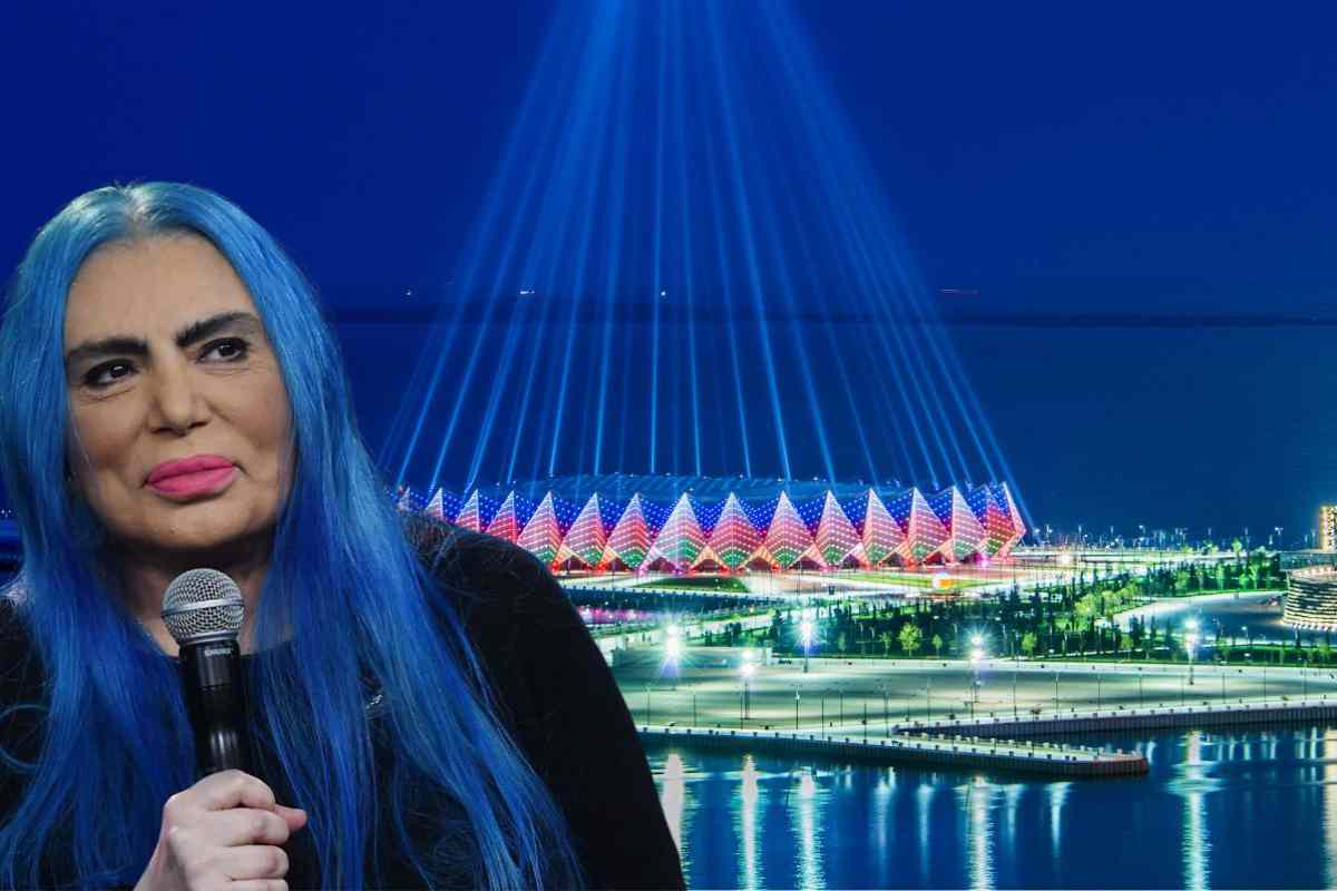 Ambientazione futuristica dell'Eurovision