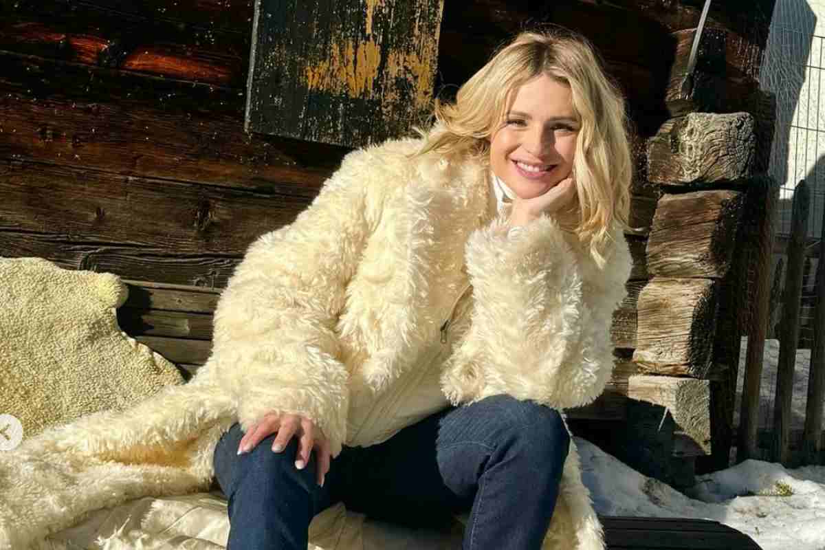 Michelle Hunziker in montagna