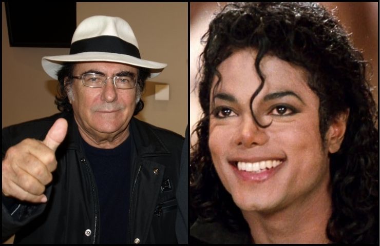 Albano Carrisi ed Mj nel film Moonwalk