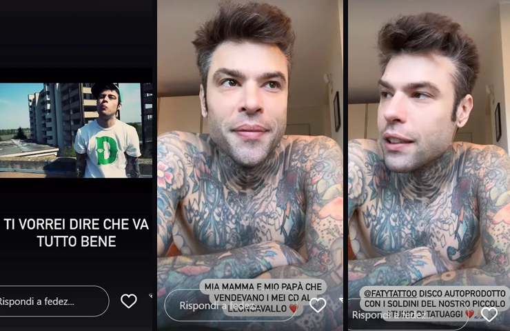 Collage storie Ig di Fedez