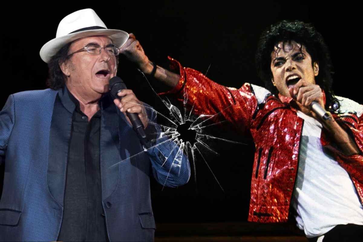 I cantanti Michael Jackson e Al Bano