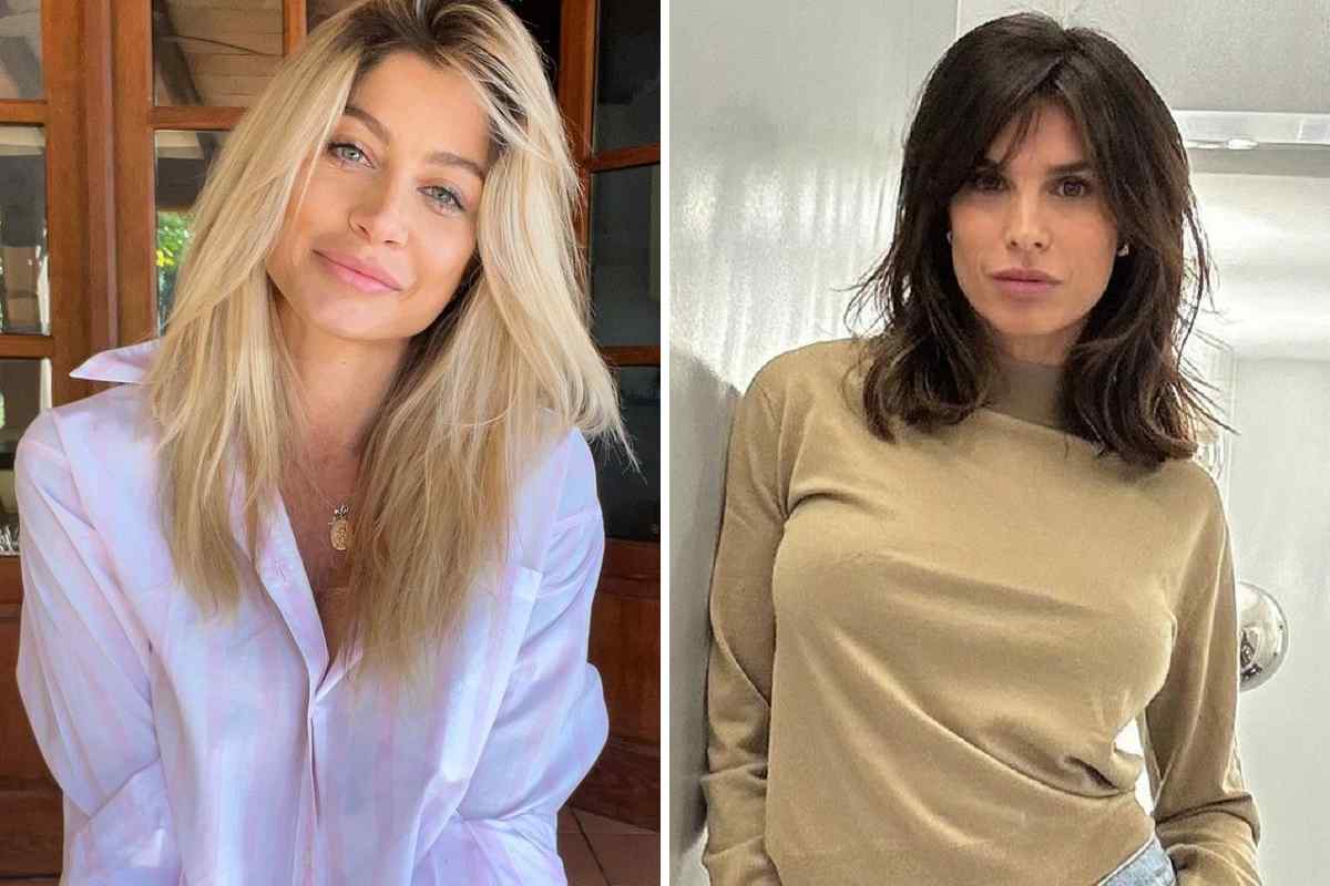 Collage Maddalena Corvaglia e Elisabetta Canalis