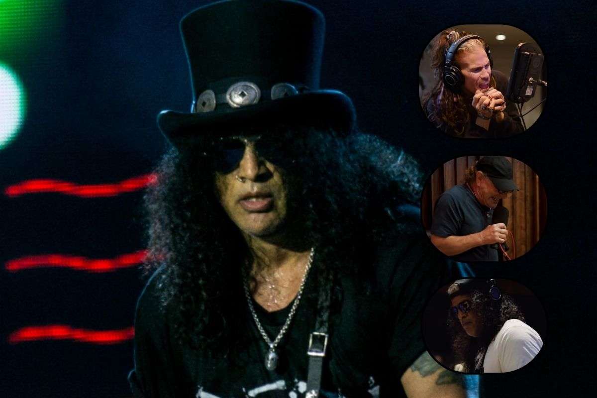 Slash durante una performance dal vivo