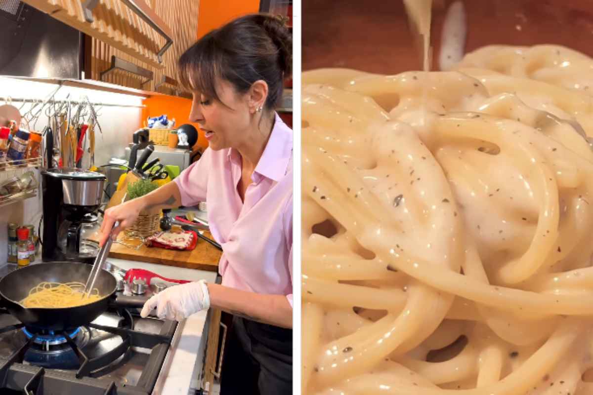 La pasta cacio e pepe con la ricetta segreta di Benedetta Parodi