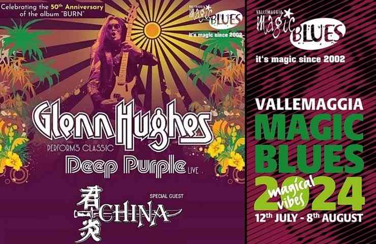 La locandina del concerto di Glenn Hughes