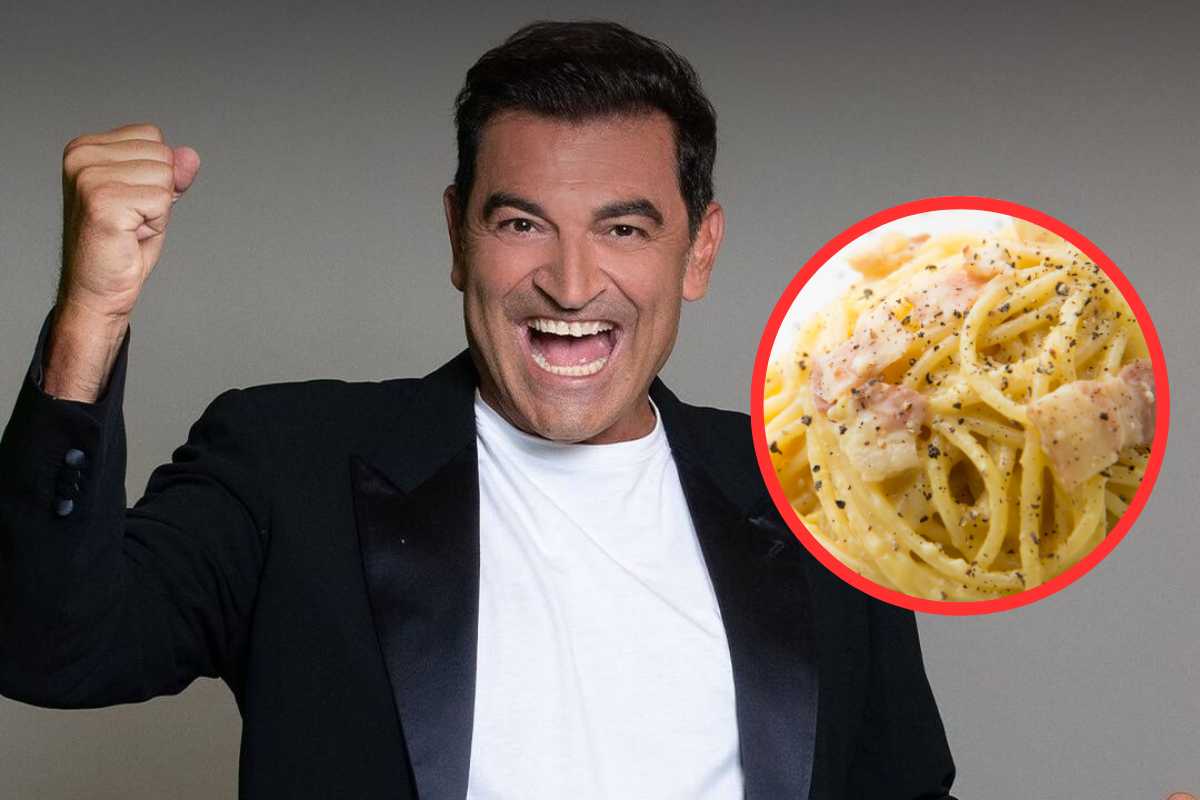 Max Giusti e la carbonara come ti viene, purché sia buona