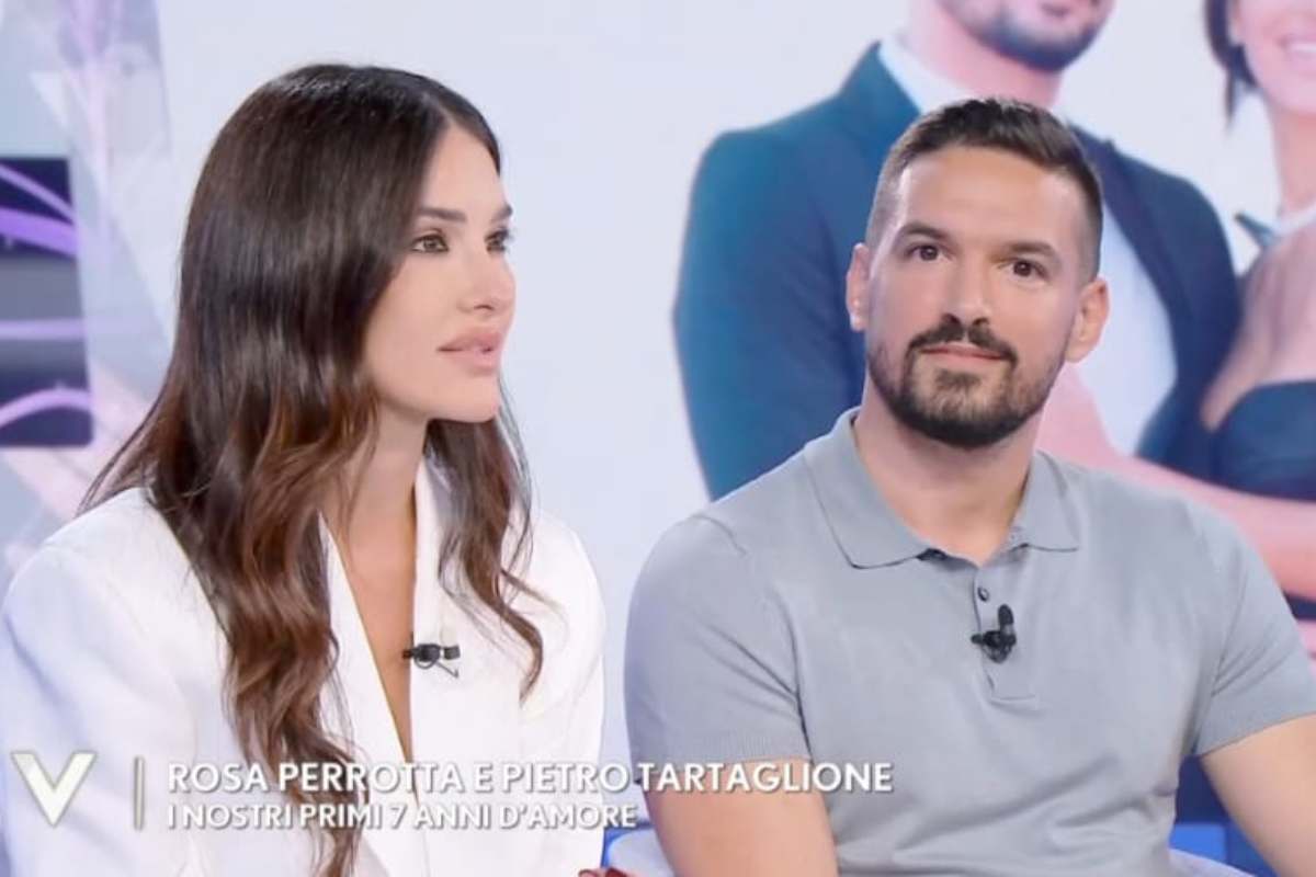 Rosa Perrotta e Pietro Tartaglione ospiti verissimo