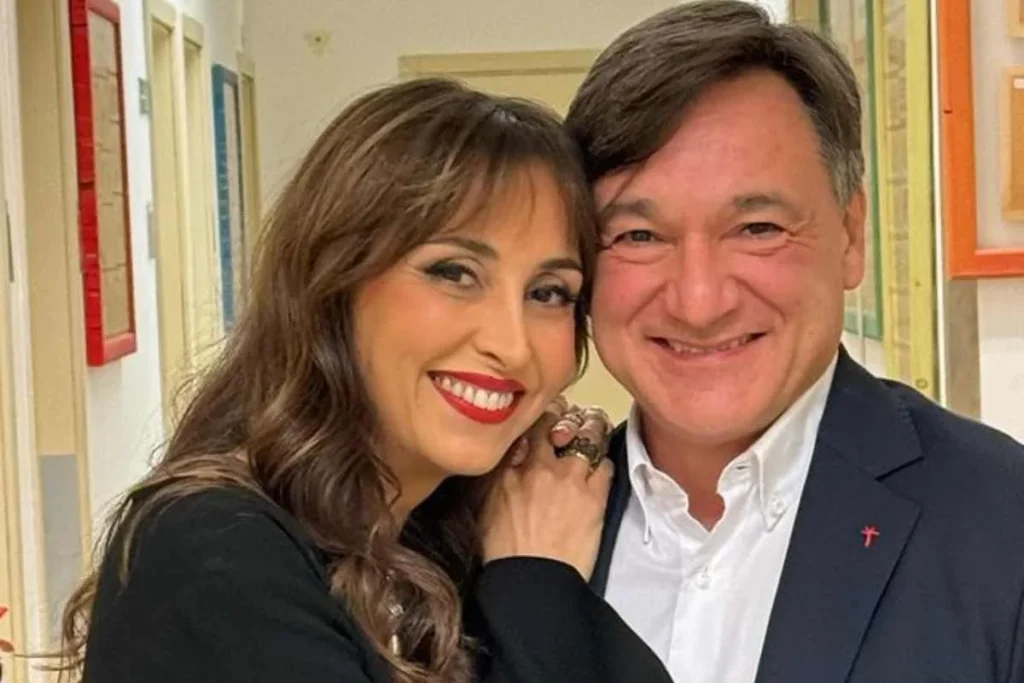 Benedetta Parodi e Fabio Caressa oggi