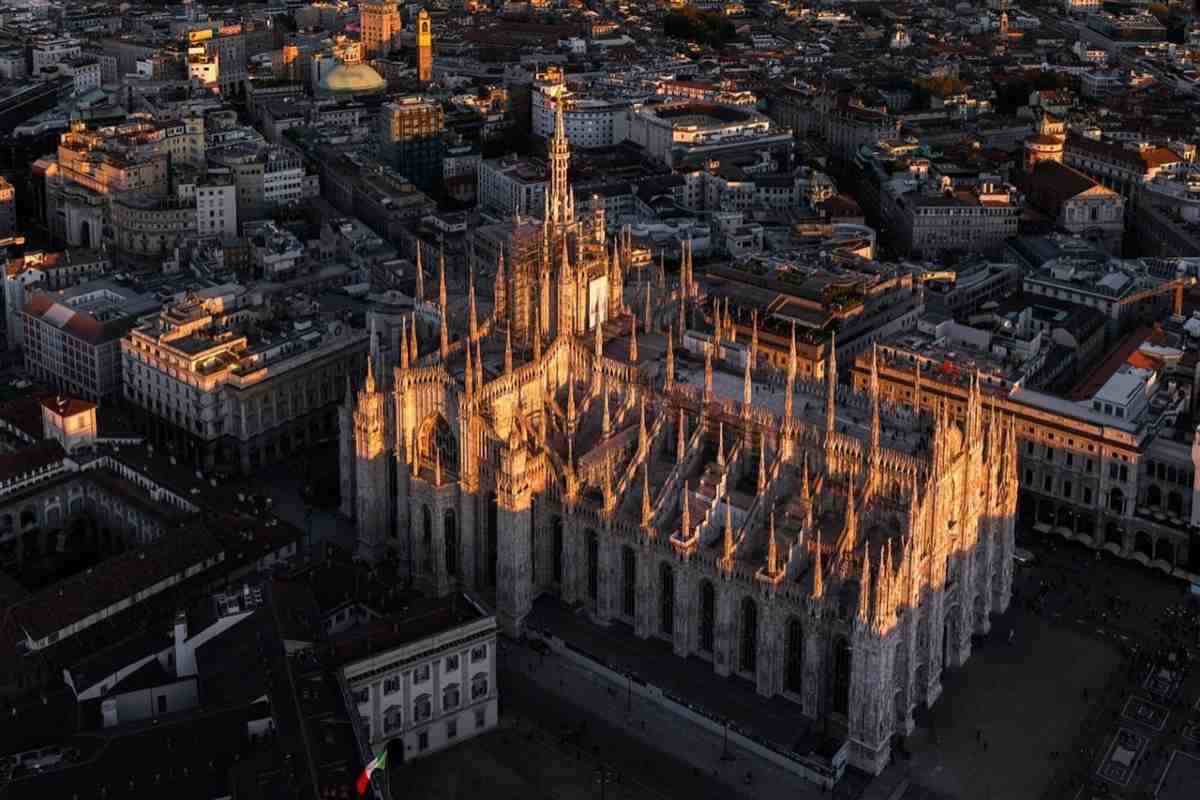 Vista di Milano dall'alto