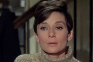 Audrey Hepburn sul set