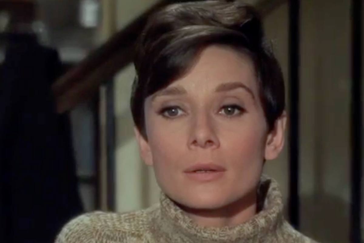 Audrey Hepburn sul set